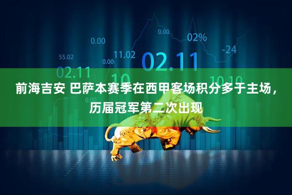 前海吉安 巴萨本赛季在西甲客场积分多于主场，历届冠军第二次出现